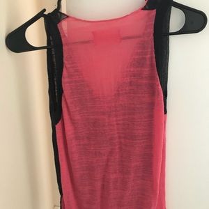 Zadig and Voltaire Black and Pink Top